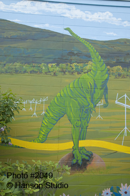 Peterborough, NH - Dinosaur from Mural